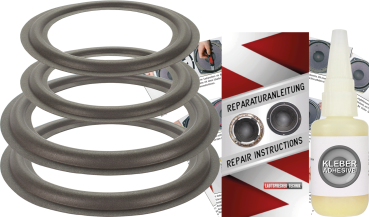 Electro Voice Link 9 Lautsprecher Sicken Reparatur Komplett Set Für Passivmembran Und Tieftöner